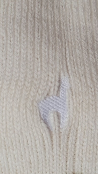 Alpakasoft Socken weißn weiß