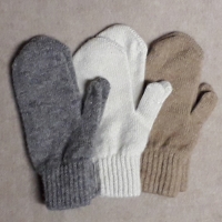 Alpaka Fausthandschuhe in verschiedenen Farben