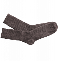Klassische Alpaka Socken Herren Farbe anthrazit-torf