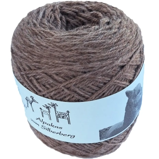 Alpaka Sockengarn nussbraun