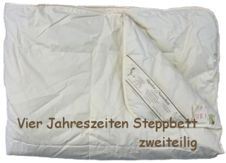 Alpakabettdecke „Vier Jahreszeiten“