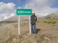 Auf einem Sattel im Altiplano